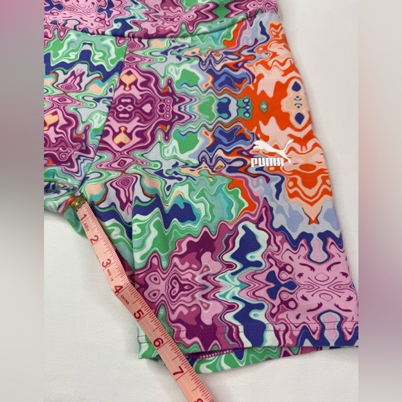 Puma Hypnotize High Rise Biker Shorts Size Medium - Picture 8 of 8